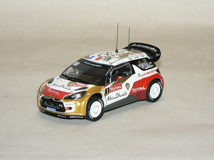 Citroen DS3 WRC (Winner Monte Carlo Rally 2013) S.Loeb-D.Elena   1:43 Norev