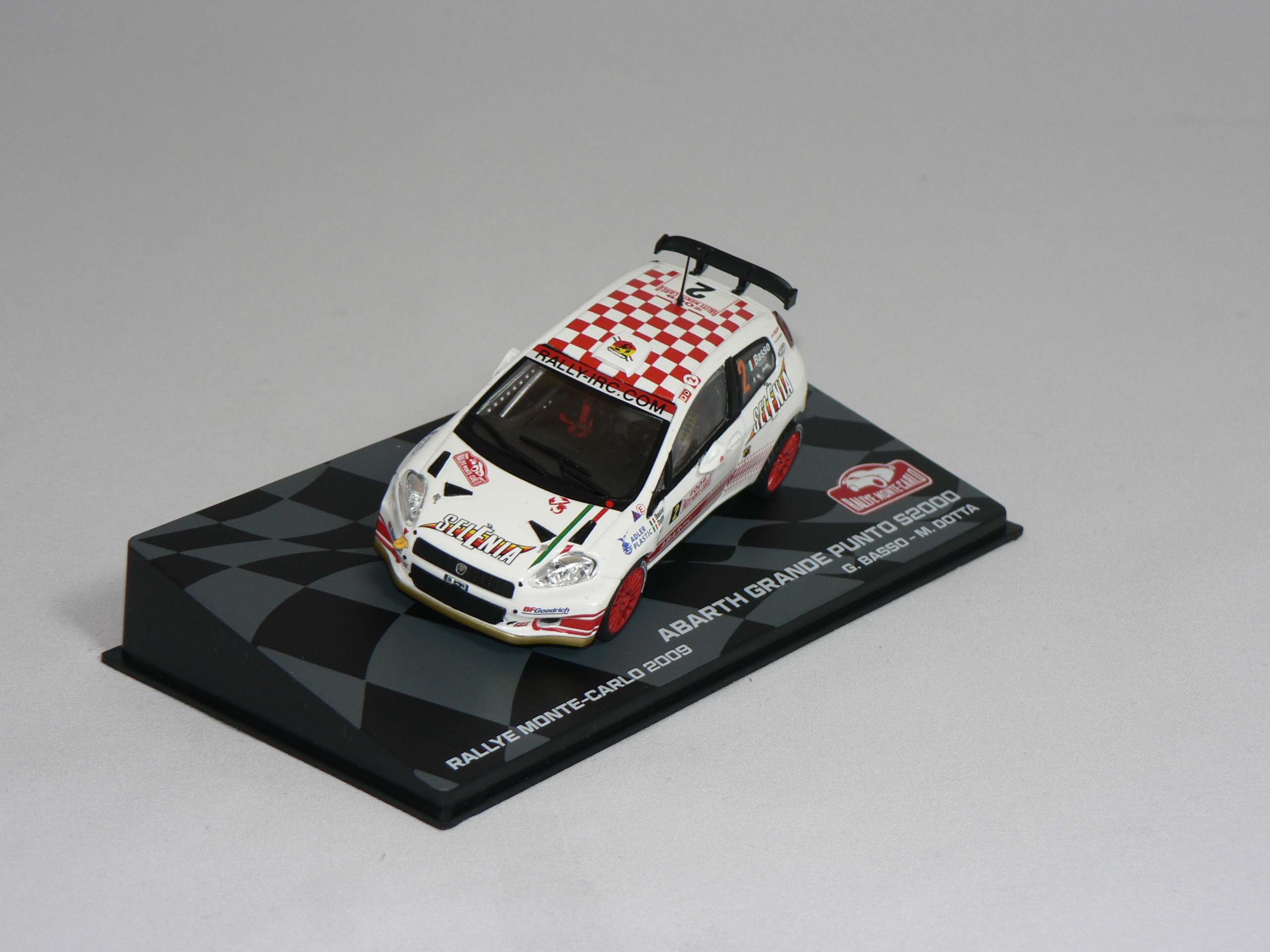 Fiat Abarth Punto S2000  #2( Monte-Carlo G.Basso/M.Dotta )   1:43  Champion Rally Cars