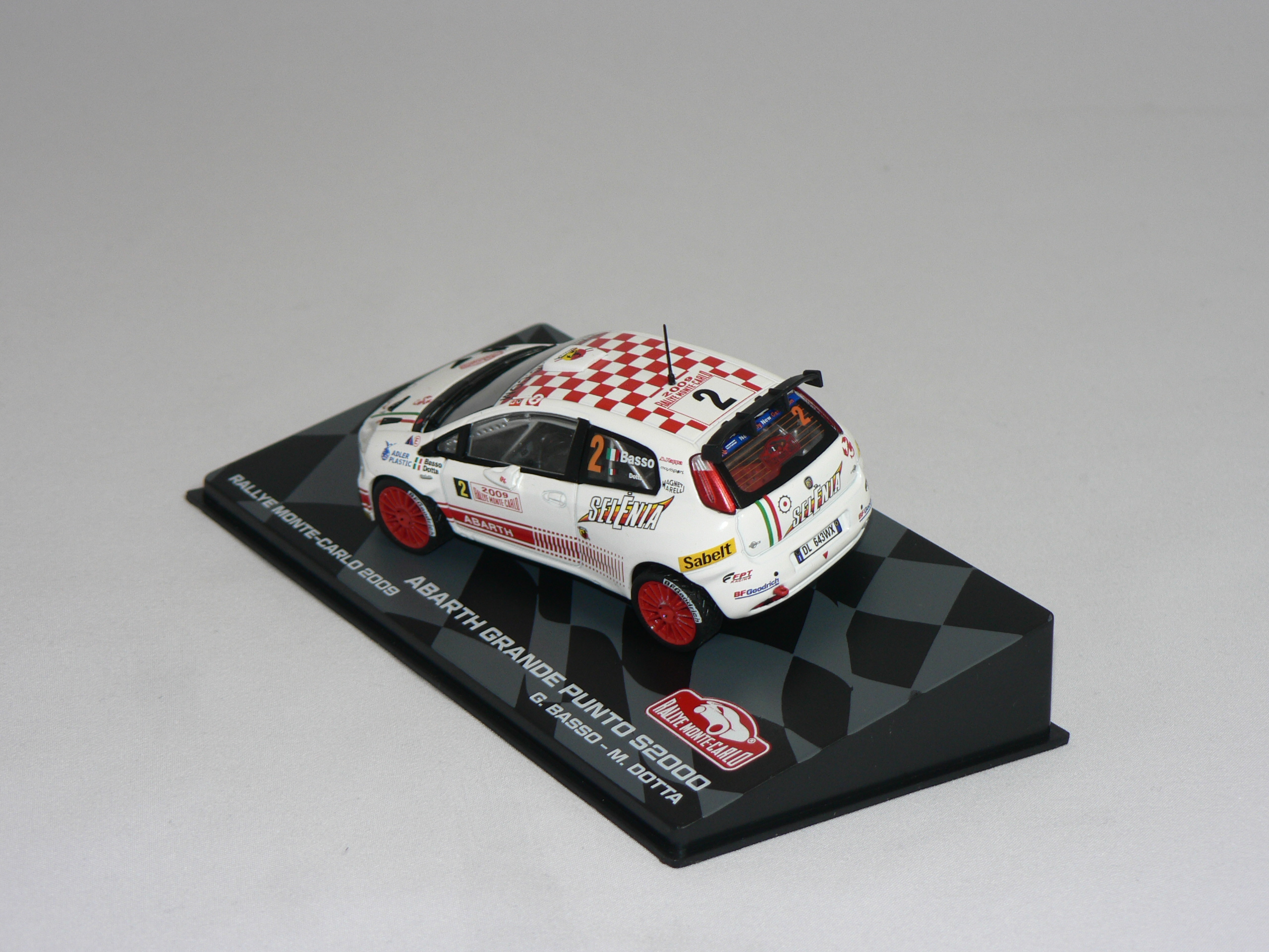 Fiat Abarth Punto S2000  #2( Monte-Carlo G.Basso/M.Dotta )   1:43  Champion Rally Cars - 2