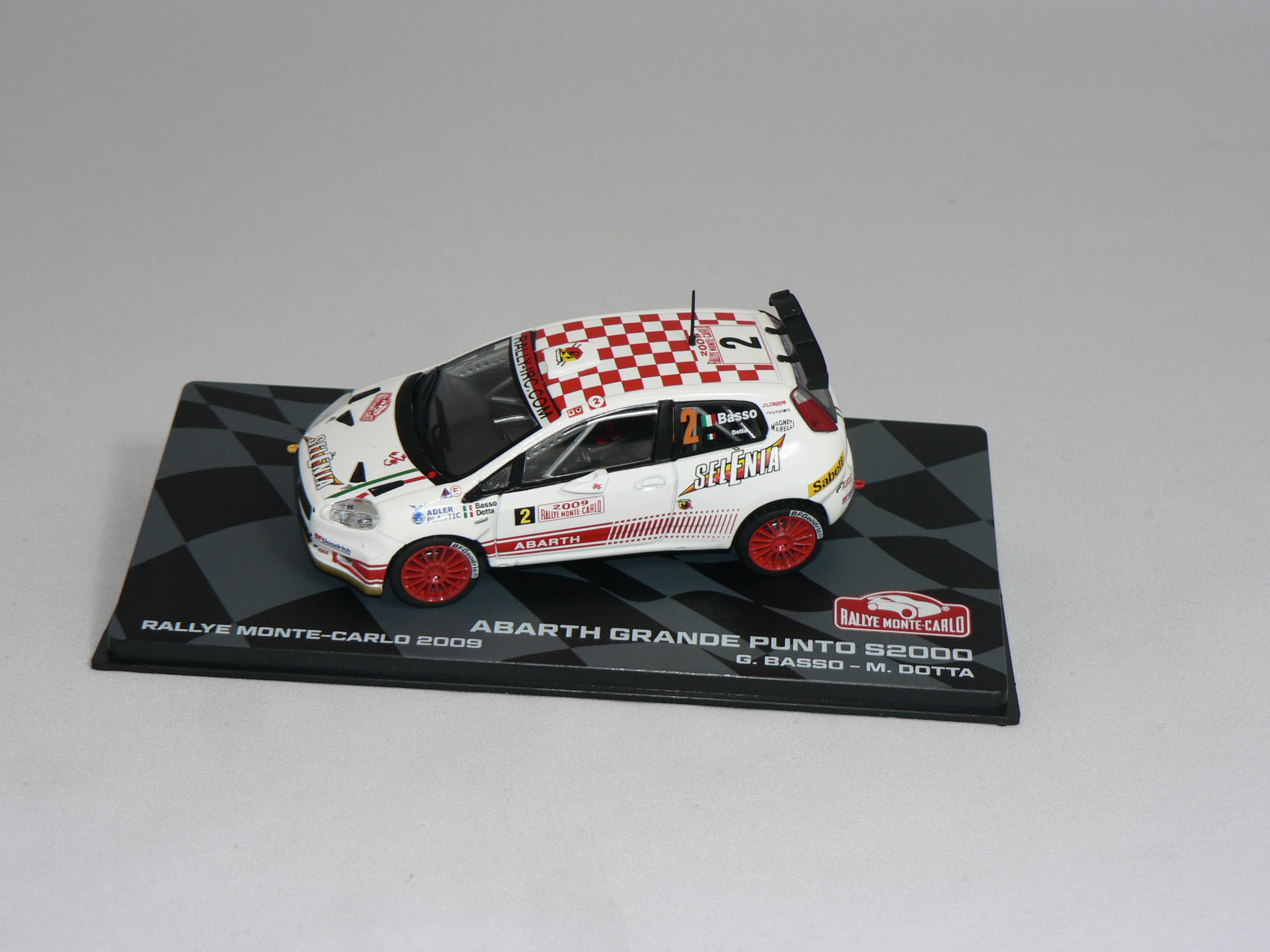 Fiat Abarth Punto S2000  #2( Monte-Carlo G.Basso/M.Dotta )   1:43  Champion Rally Cars - 3