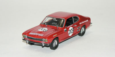 Ford Capri 3000 GT (Silverstone 1972) John Bateman  1:43  Detail Cars