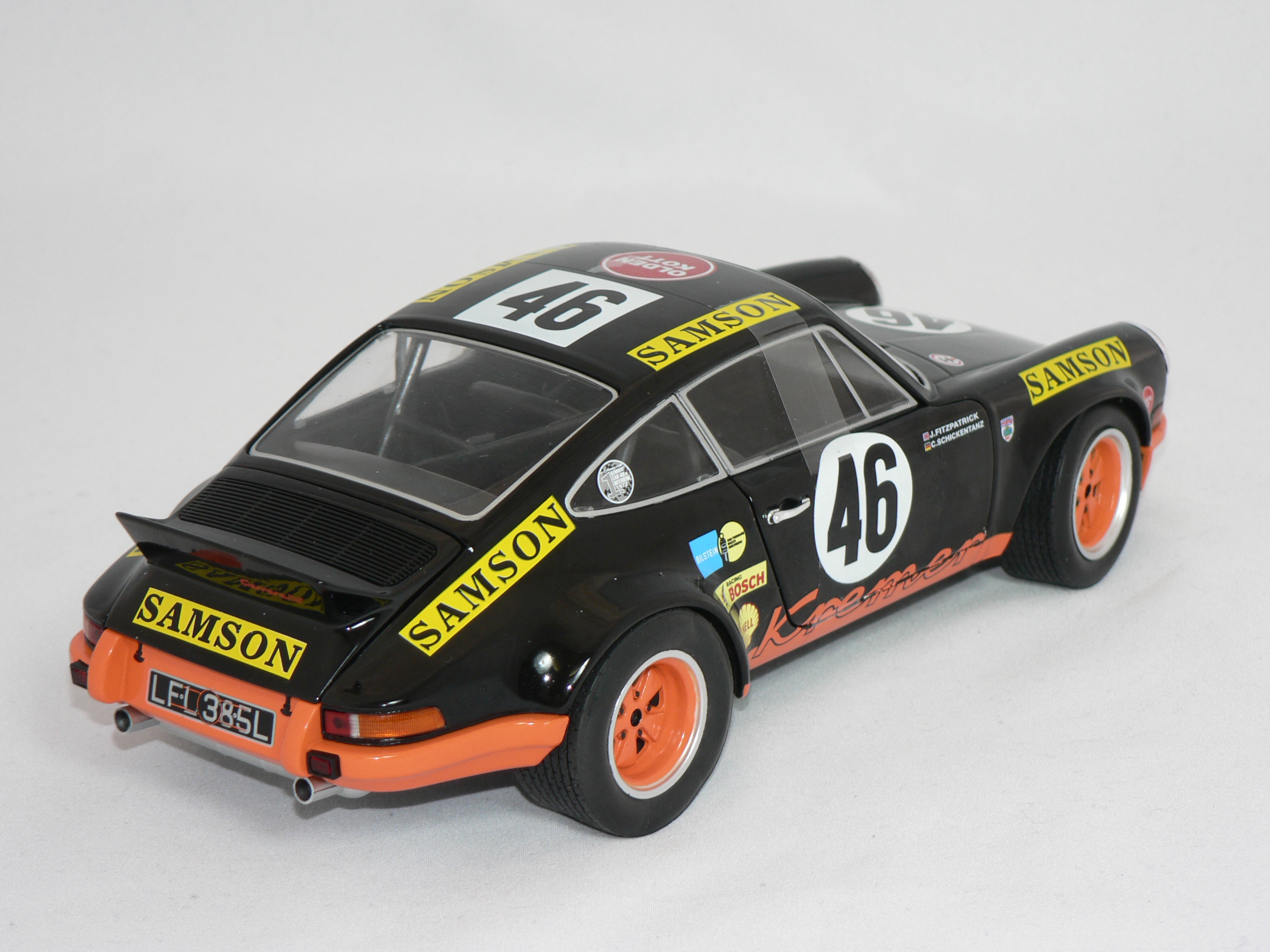 Porsche 911 RSR (24H SPA 1973) J.Fitzpatrick-C.Schickentanz  1:18 Solido - 2