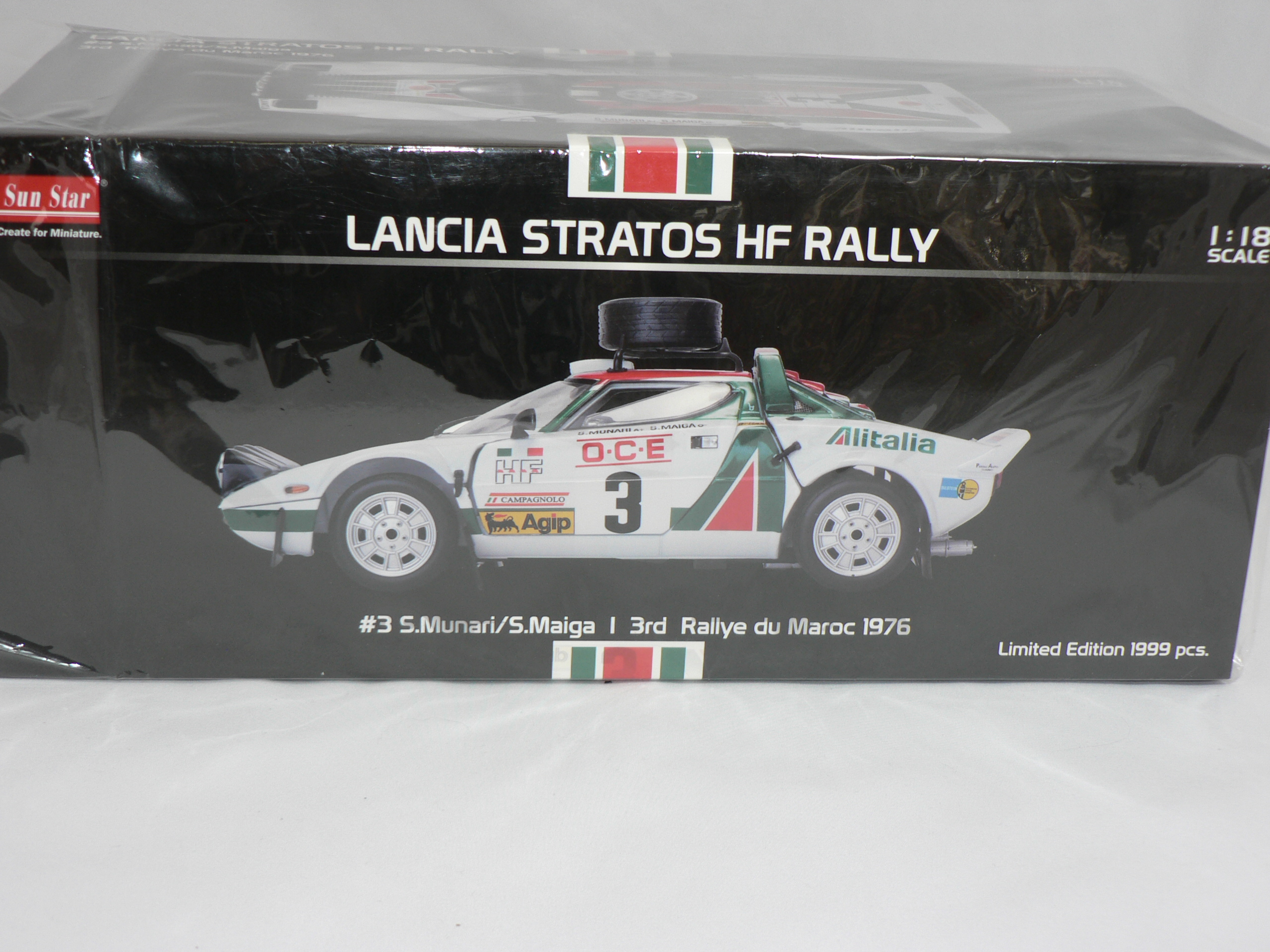 Lancia Stratos HF Rally (3rd Rally de Maroc 1976) S.Munari-S.Maiga  1:18  Sun Star - 3
