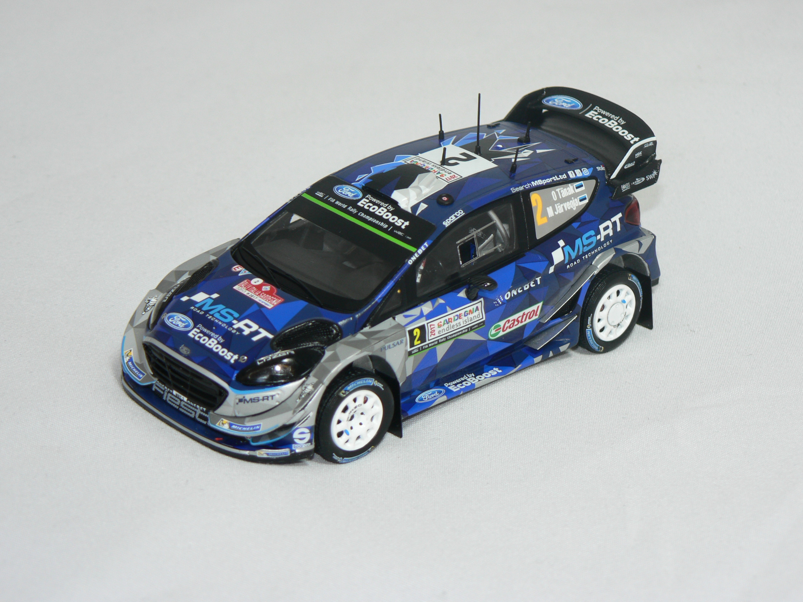 Ford Fiesta  WRC (Winner Italya Rally 2017) O.Tanak-M.Jarveoja  1:43 Spark
