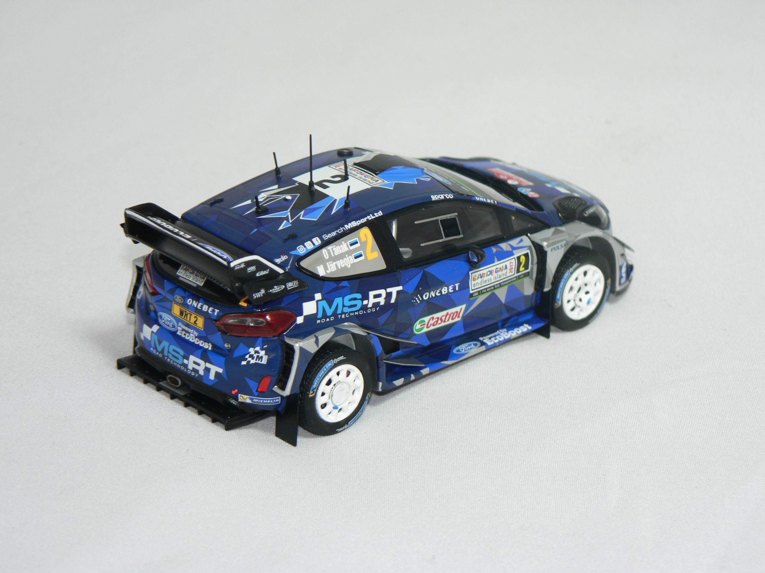 Ford Fiesta  WRC (Winner Italya Rally 2017) O.Tanak-M.Jarveoja  1:43 Spark - 2