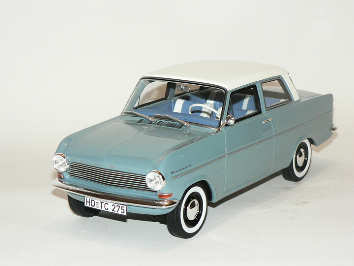 Opel Kadett A -1962 (Dörr+Huv går ej öppna) 1000pcs   1:18   Bos Models