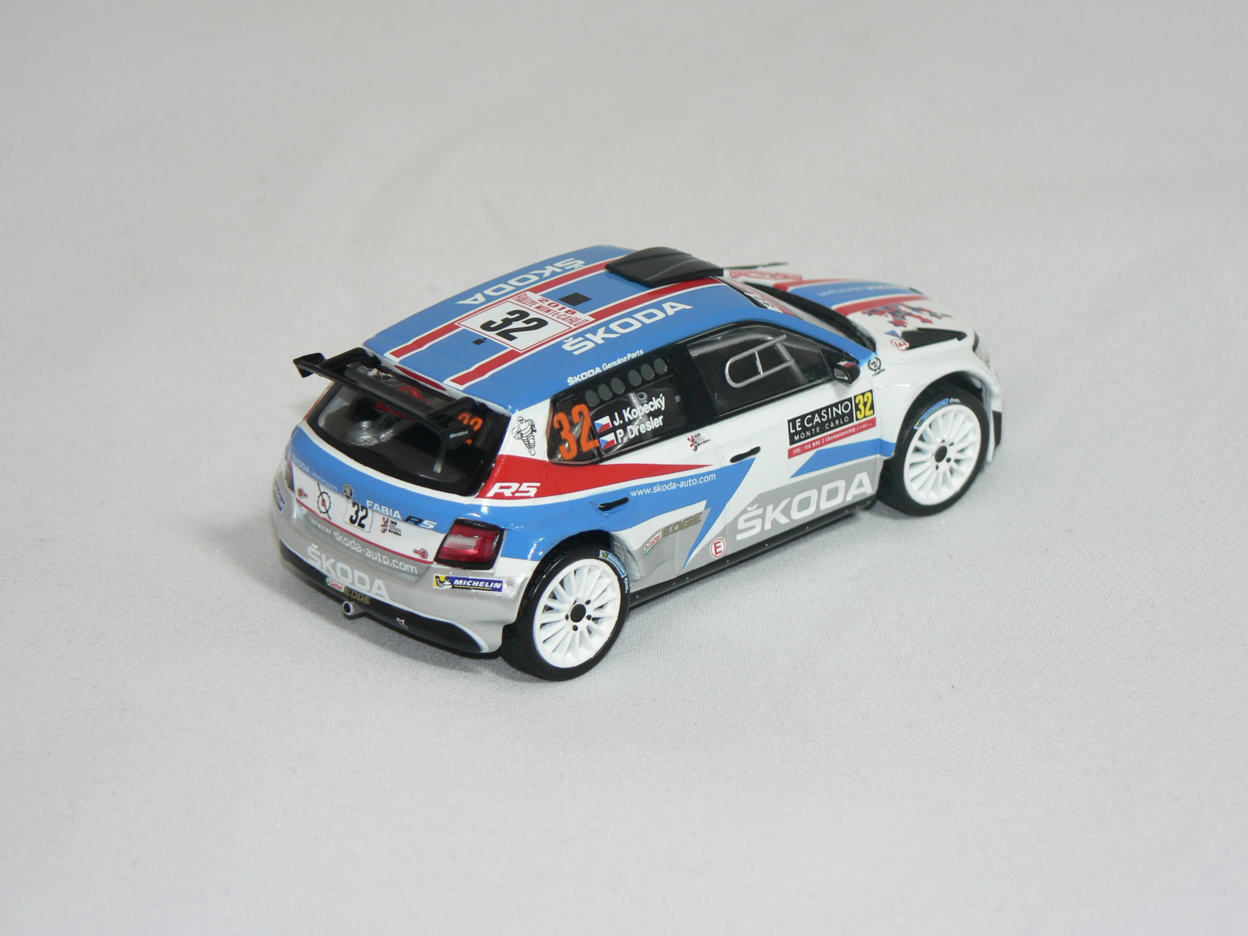 Skoda Fabia R5 (Winner WRC2 Rally Monte Carlo 2018) J.Kopecký-P.Dresler  IXO 1:43 - 2