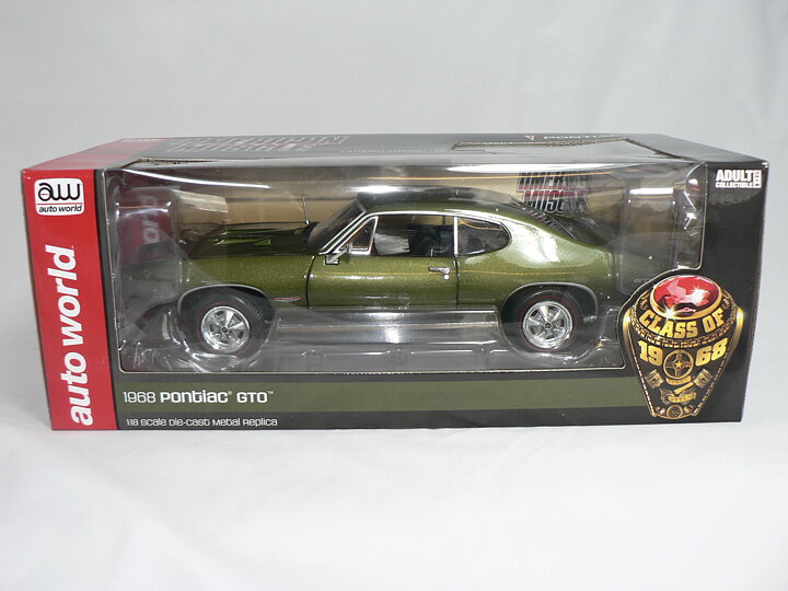 Pontiac GTO -1968 (CLASS OF 68) 50th ANNIVERSARY (LIMITED EDITION 1 of 1002pcs  1:18  Ertl/Auto World