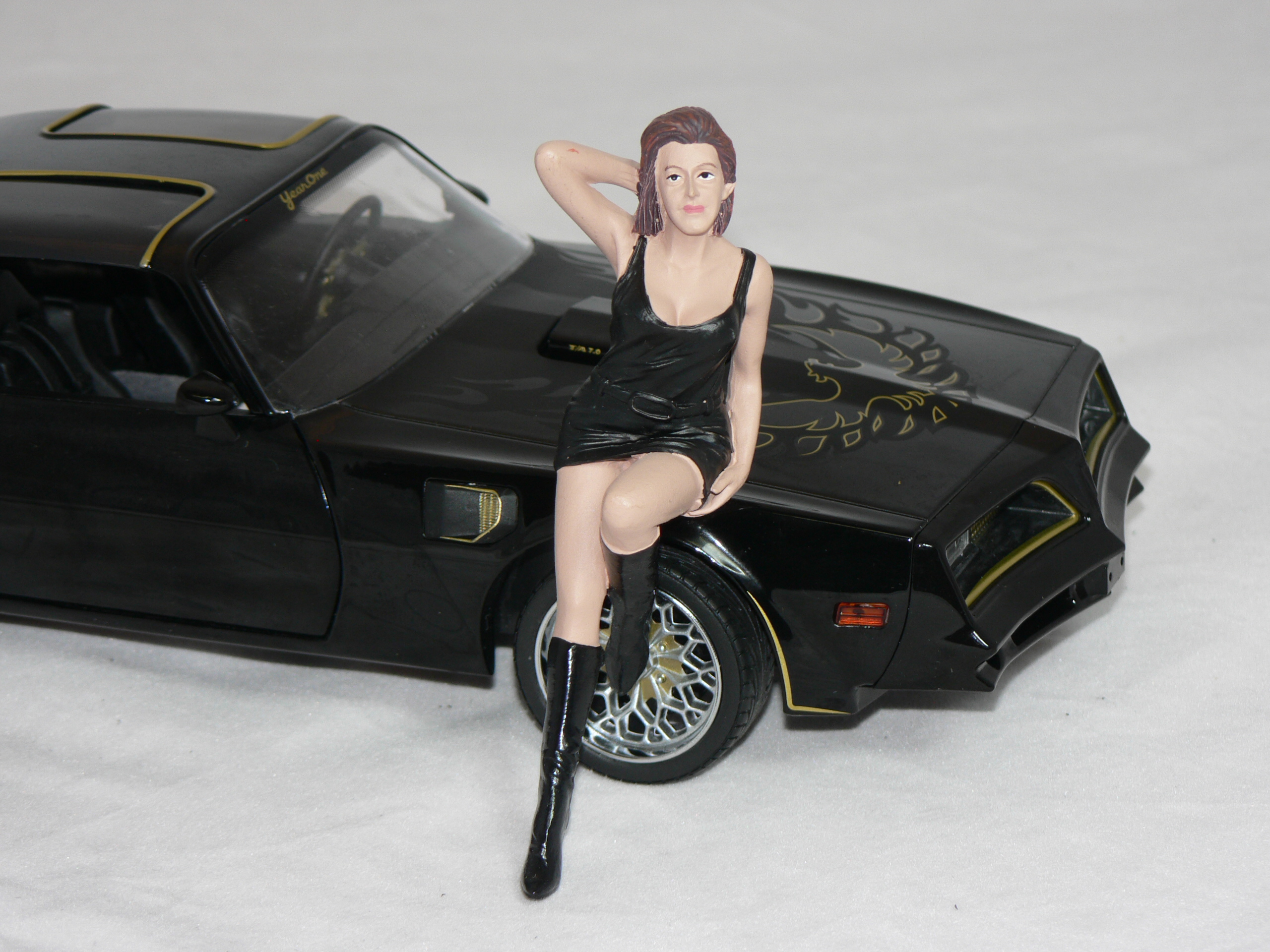 70`s 1:18  Figur I (BIL INGÅR EJ)  American Diorama
