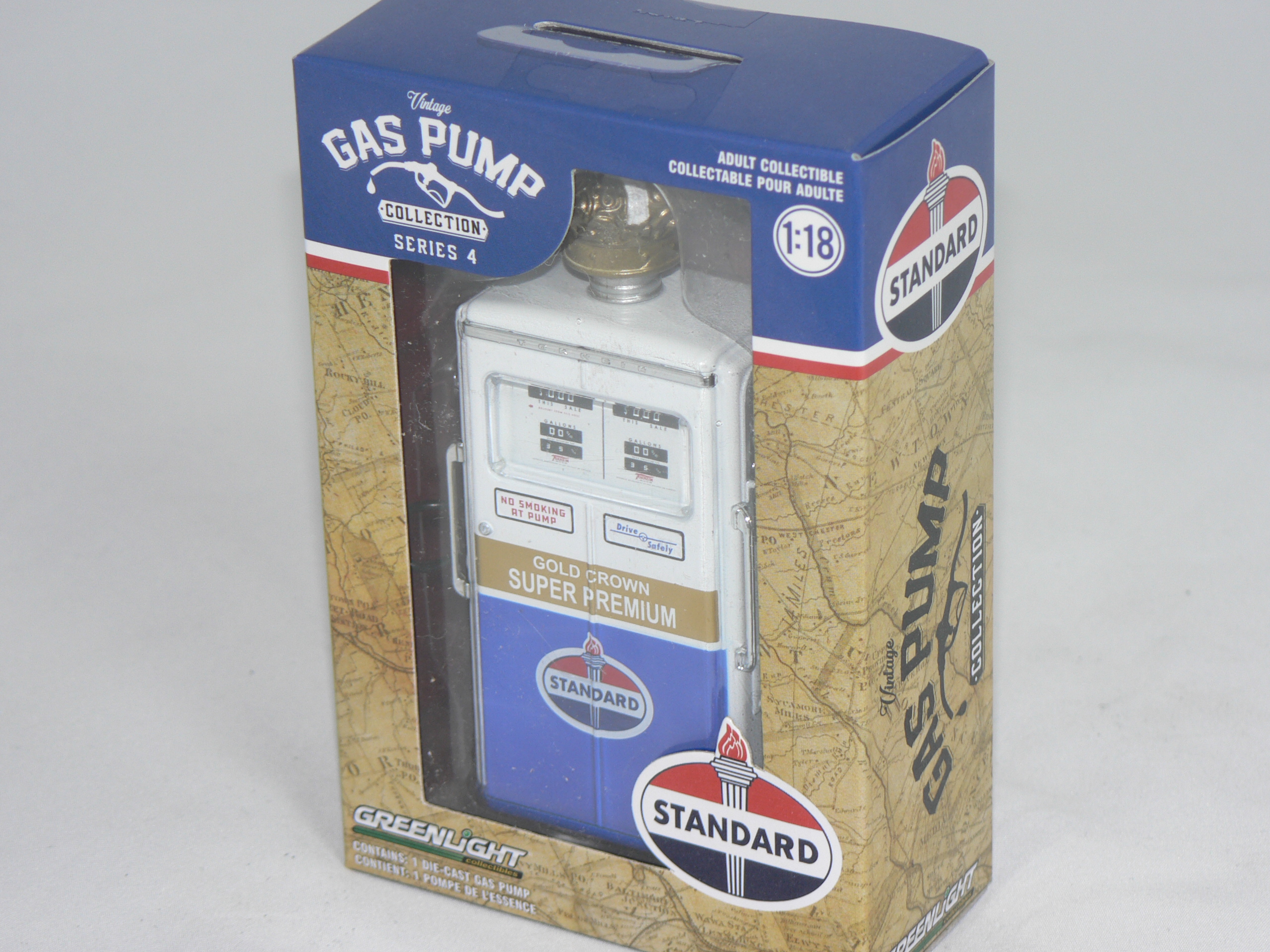 Bensinpump -1954 (STANDARD OIL)  1:18 Greenlight - 2