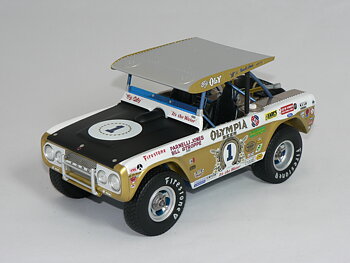 Ford  Bronco  #1 1971  Guld/Svart/Vit  1:18 (Parnelli Jones  Baja 1000 Champion) 1 of 165 pcs  ACME