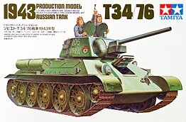 T34-76  Soviet Medium Tank  1:35  Tamiya