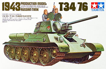 T34-76  Soviet Medium Tank  1:35  Tamiya