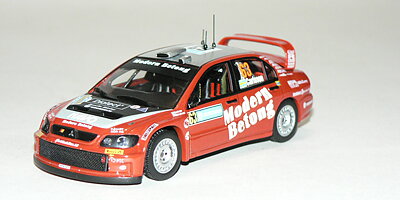 Mitsubishi Lancer WRC (Sweden Rally 2006) D.Carlsson-B.Holmstrand  IXO 1:43