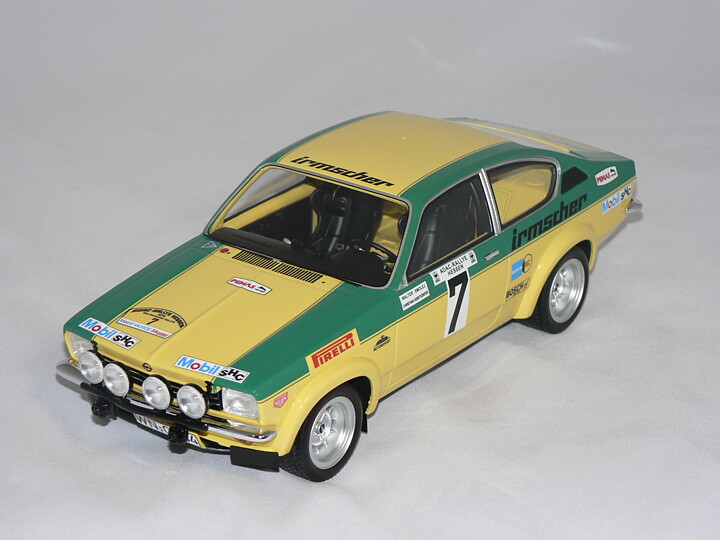 Opel Kadett C GT/E (ADAC Rally Hessen ERC 1976) W.Smolej-CH.Geistdörfer (INGET ÖPPNINGSBART)   1:18   Bos Models