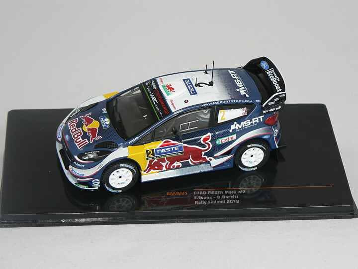 Ford Fiesta WRC 2018 #2 ( Rally Finland E.Evans/D.Barritt )  IXO 1:43