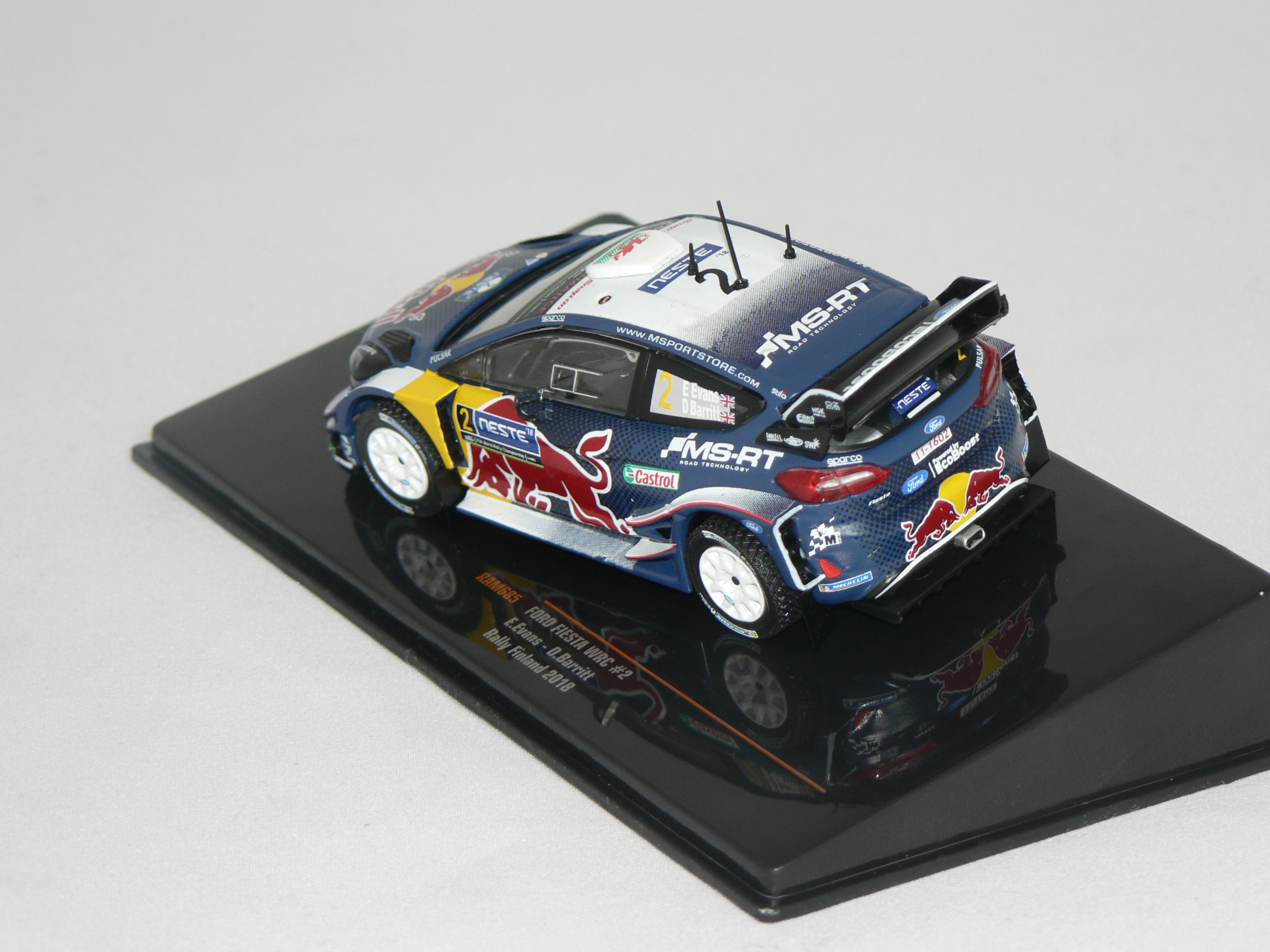 Ford Fiesta WRC 2018 #2 ( Rally Finland E.Evans/D.Barritt )  IXO 1:43 - 4