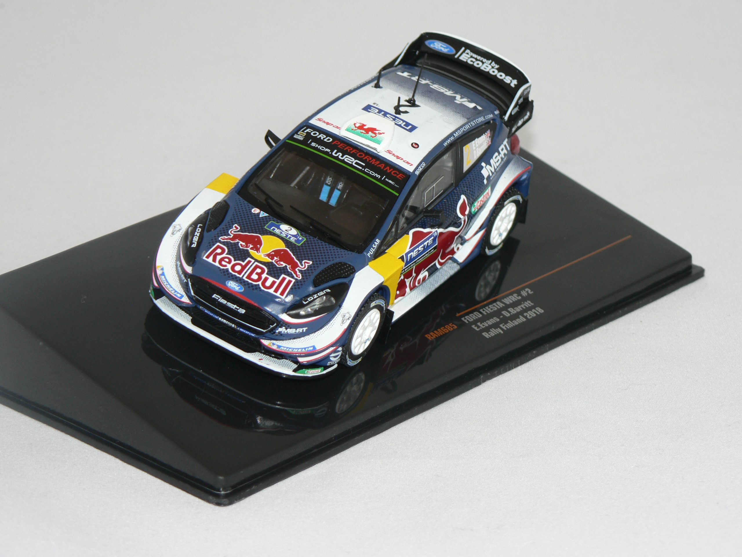 Ford Fiesta WRC 2018 #2 ( Rally Finland E.Evans/D.Barritt )  IXO 1:43