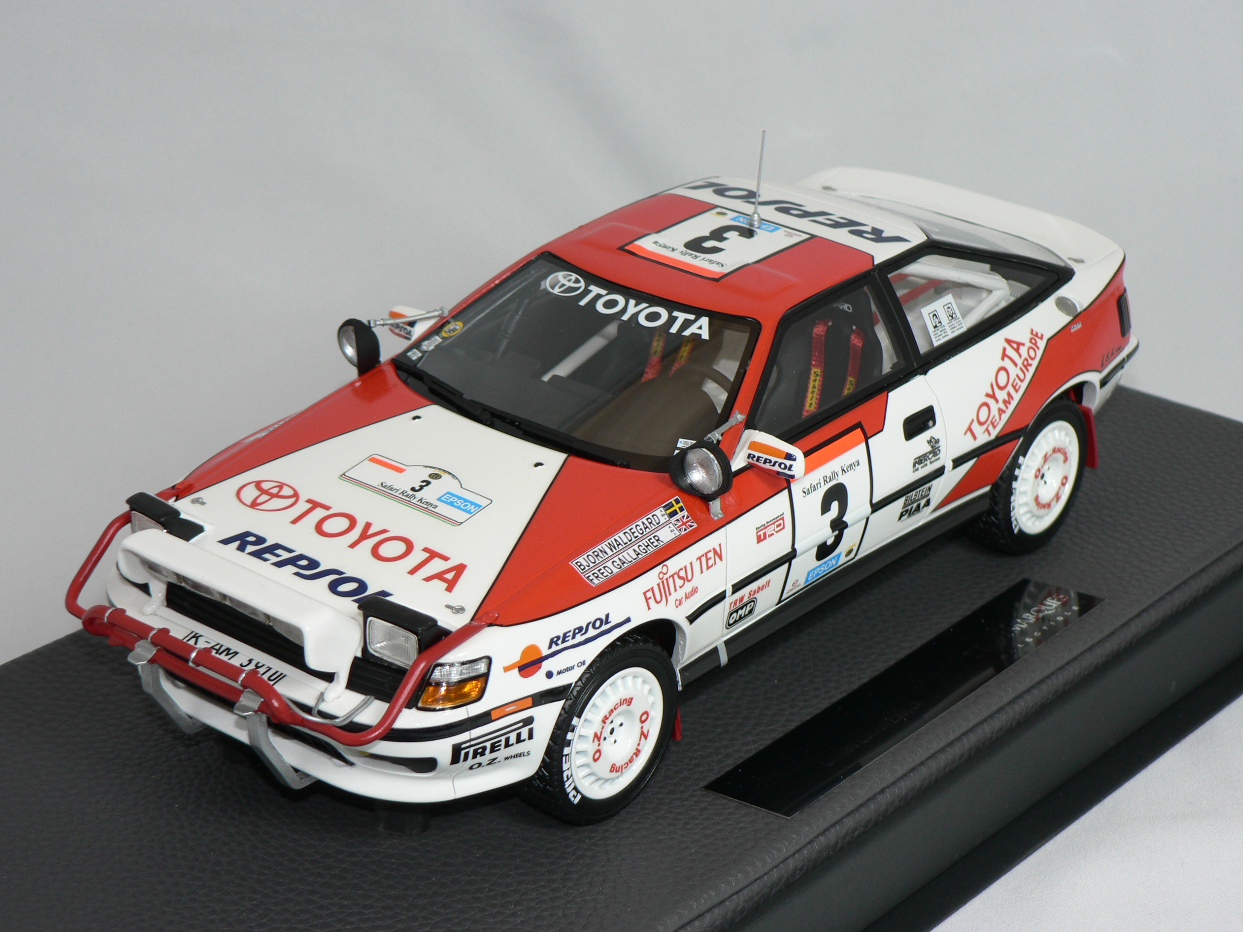 Toyota ST 165 (WINNER SAFARI RALLY 1990) B.Waldergård-F.Gallagher (LIMITED EDITION 250PCS) INGET ÖPPNINGSBART  1:18  Top Marques