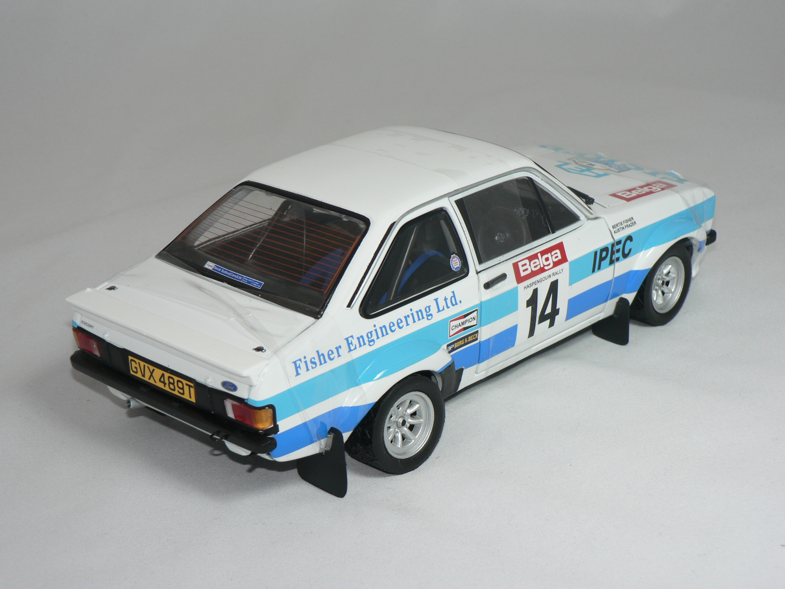 Ford Escort RS 1800 (Haspengouw Rally 1981) B.Fisher-A.Frazer  1:18  Sun Star - 2