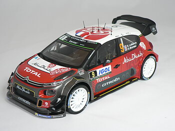 Citroen C3 WRC -2017 (Tour De Corse Rally 2017) S.Lefebvre-G.Moreau  1:18  Norev