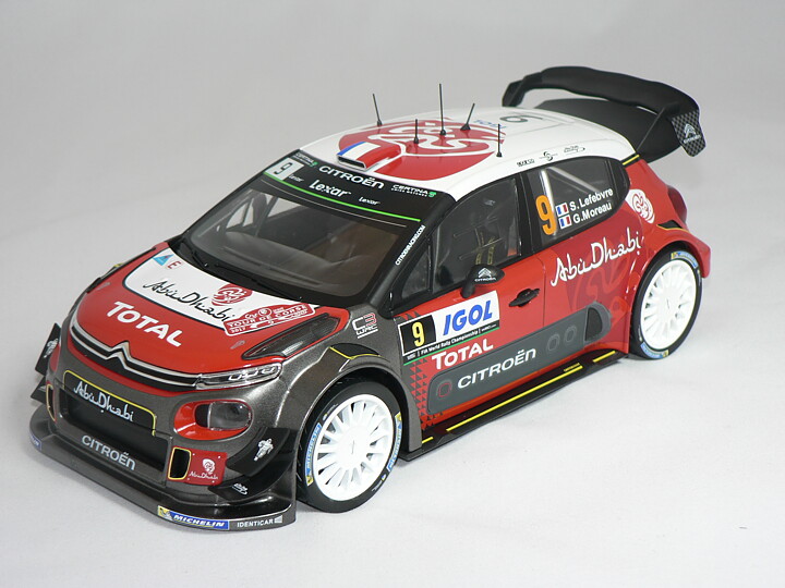 Citroen C3 WRC -2017 (Tour De Corse Rally 2017) S.Lefebvre-G.Moreau  1:18  Norev