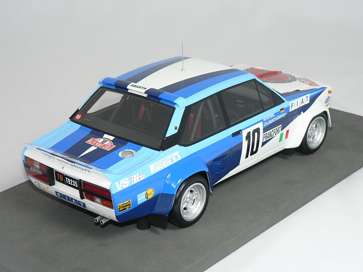 Fiat 131 Abarth (Winner Monte Carlo Rally 1980) W.Röhrl-CH.Geistdörfer (INGET ÖPPNINGSBART) LIMITED EDITION 500pcs  1:18  Top Marques