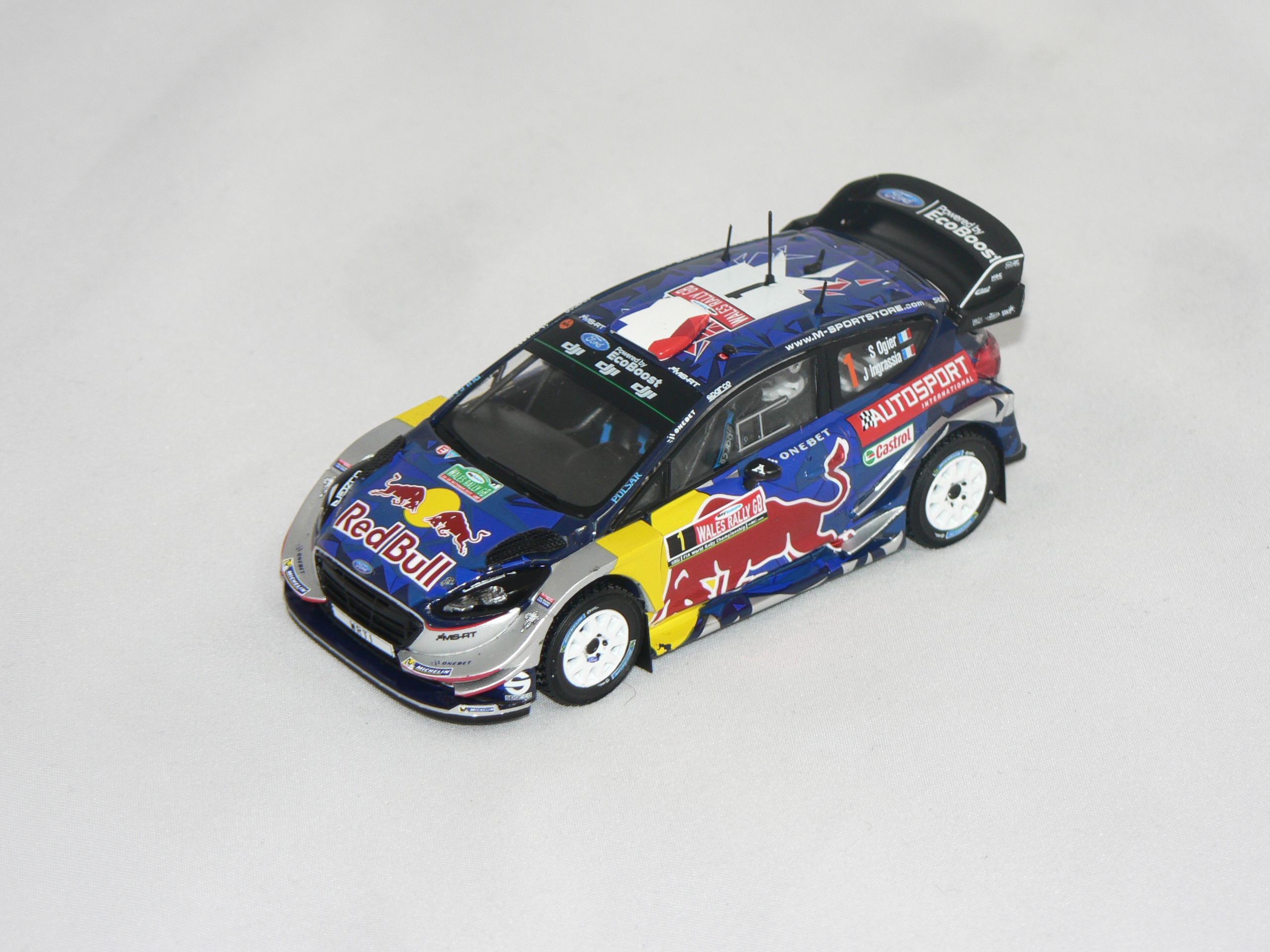 Ford Fiesta  WRC Wales Rally GB 2017) S.Ogier-J.Lngrassia  IXO 1:43