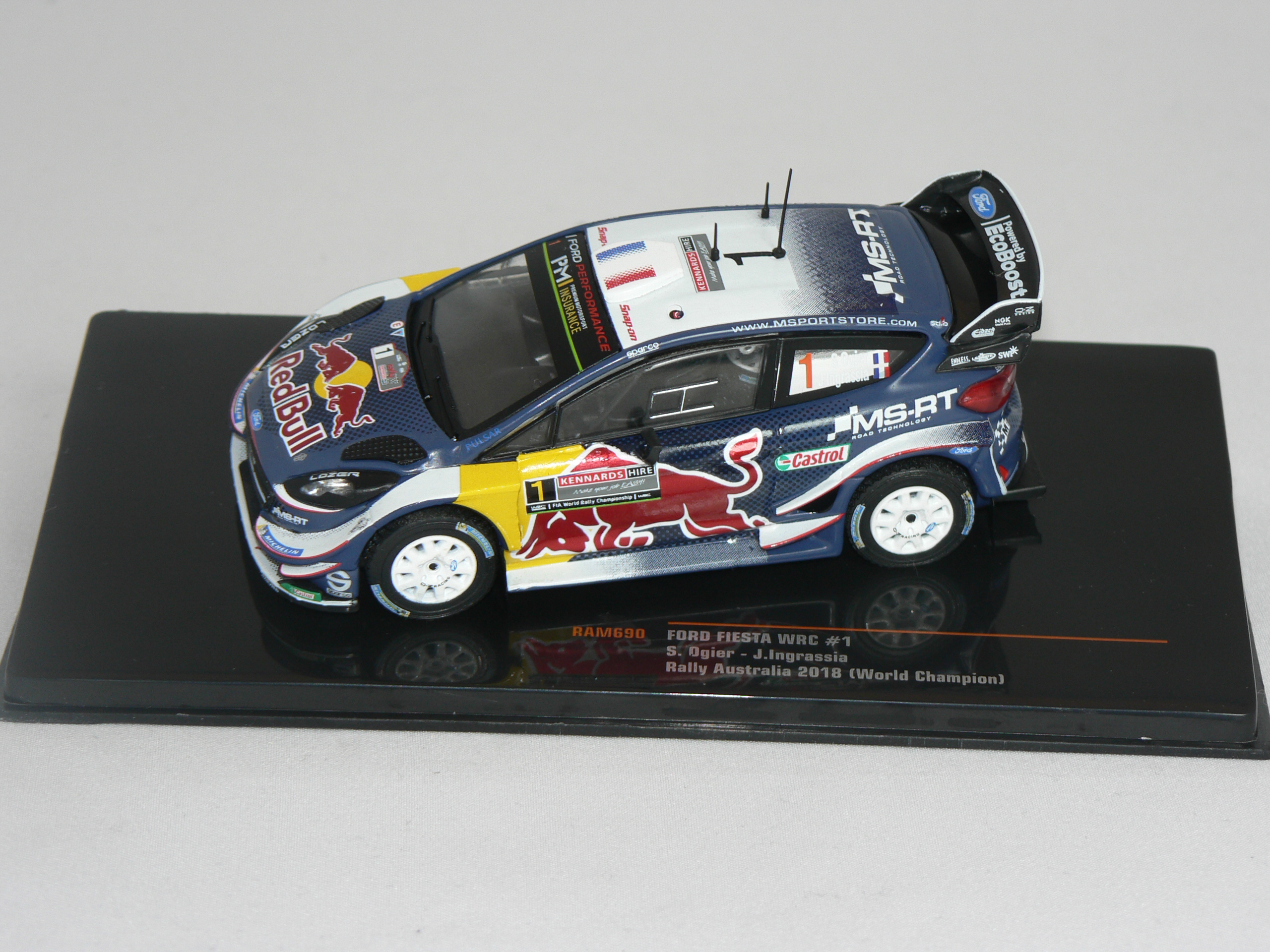 Ford Fiesta WRC 2018 #1 ( Rally Australien S.Ogier/J.Ingrassia )  1:43  IXO - 3
