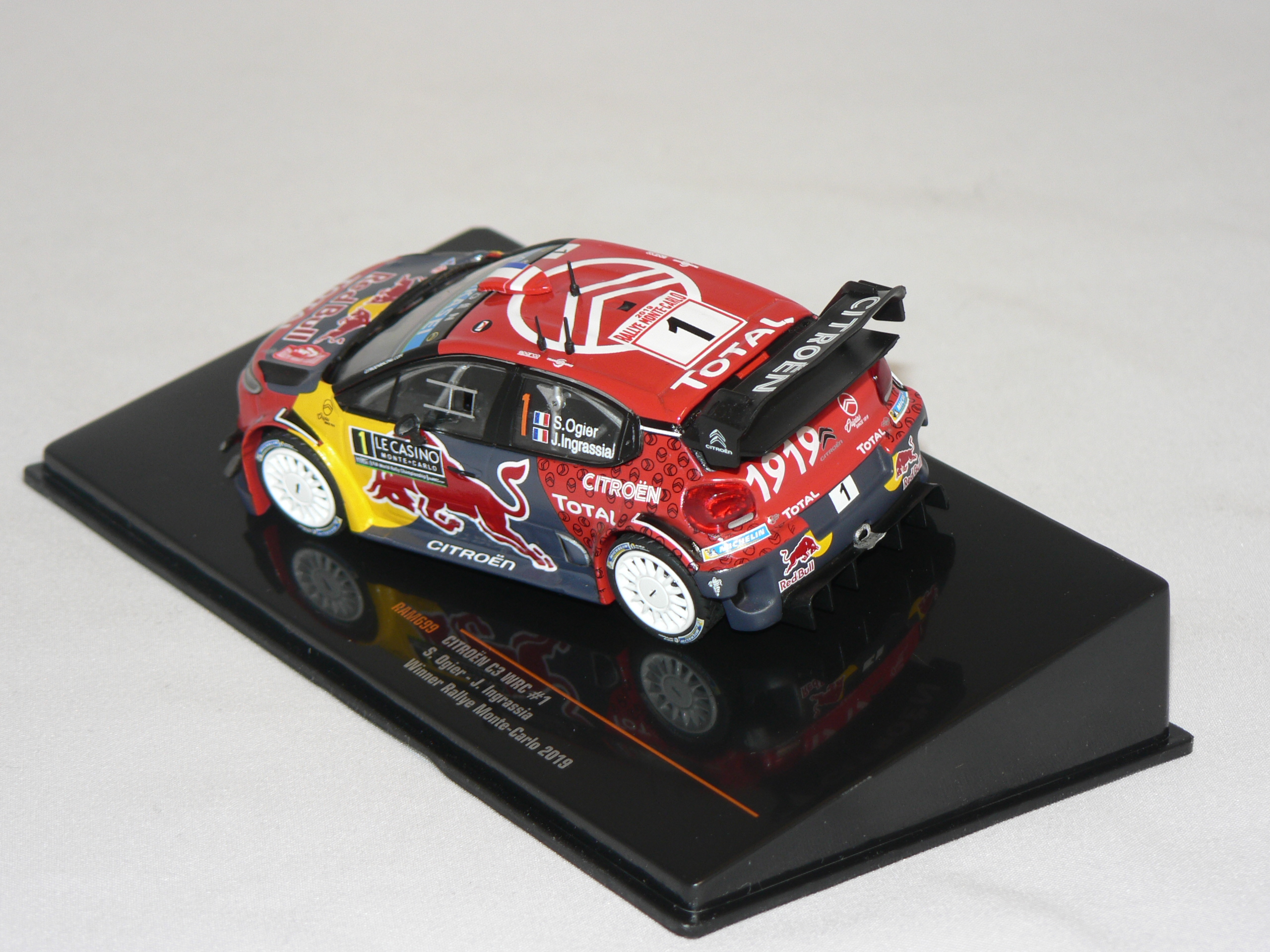 Citroen C3 WRC #1 ( S.Ogier/J.Ingrassia Rally Monte Carlo 2019 )  IXO 1:43 - 2