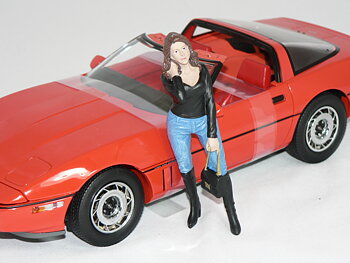 Figur 1:18 (LADIES NIGHT LINDSAY) BIL INGÅR EJ  American Diorama