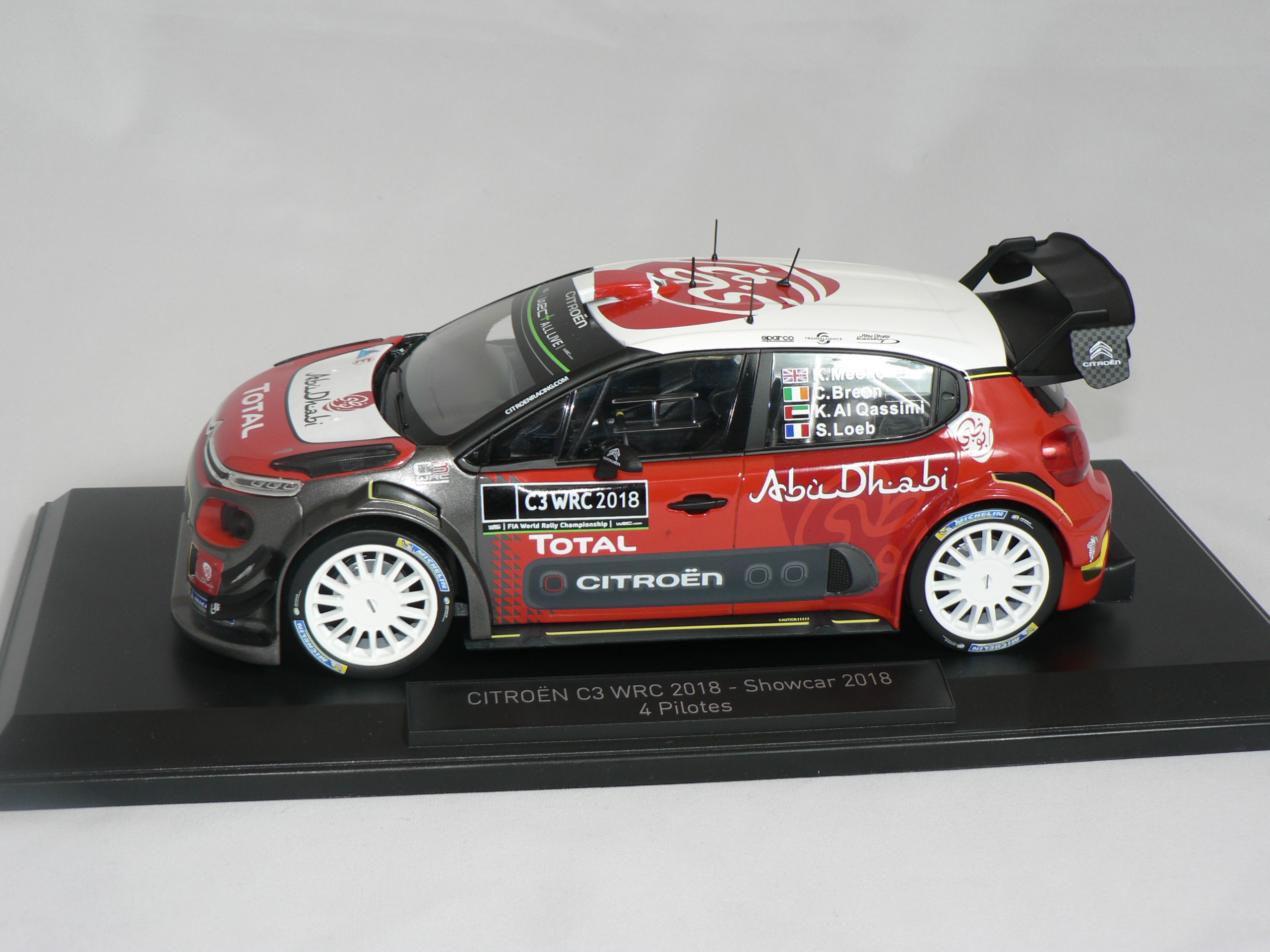 Citroen C3 WRC 2018 (Showcar 4 Pilotes 2018)   1:18  Norev - 3