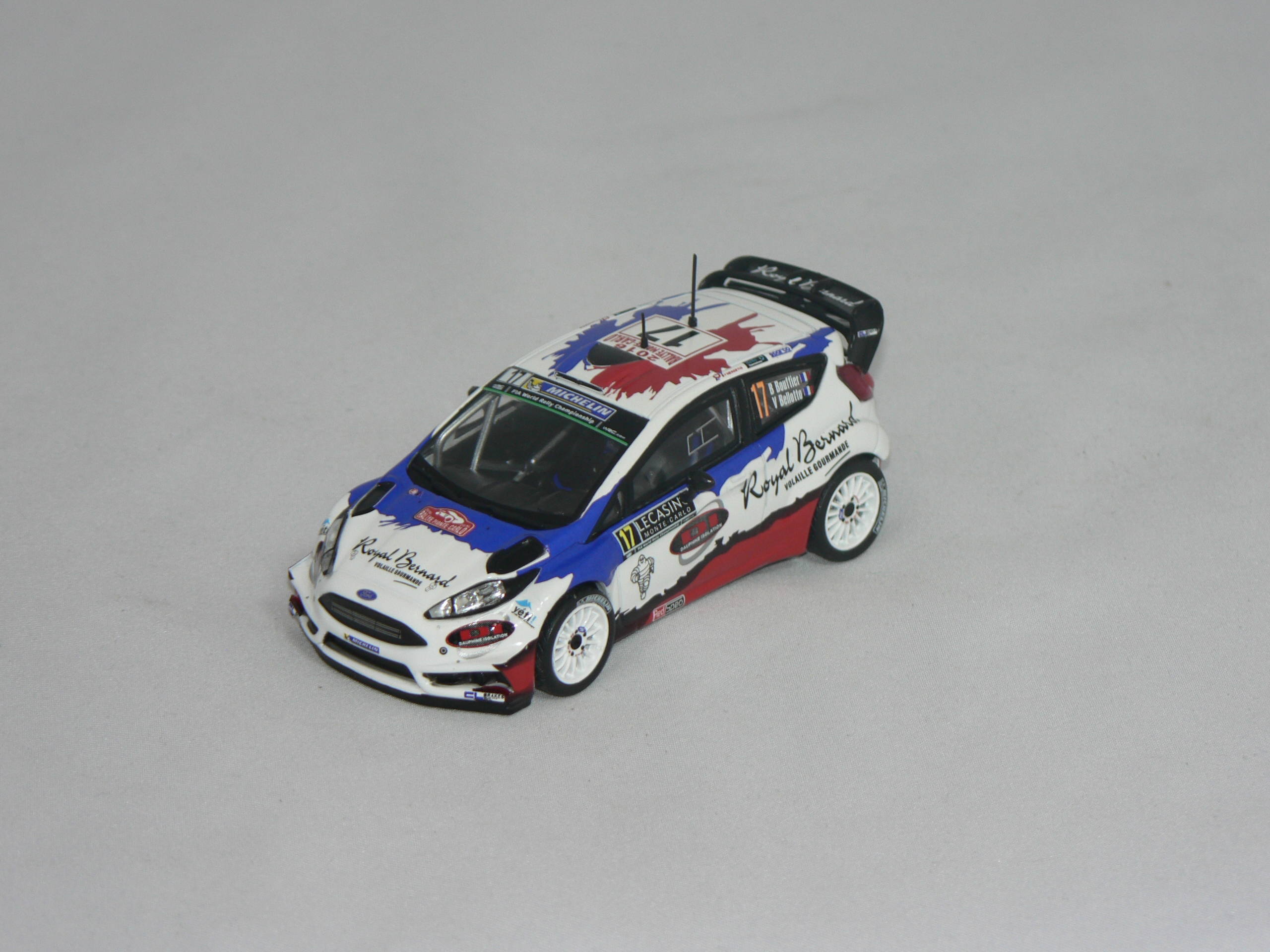 Ford Fiesta RS WRC (Monte Carlo Rally 2016) B.Bouffier-V.Bellotto  IXO 1:43