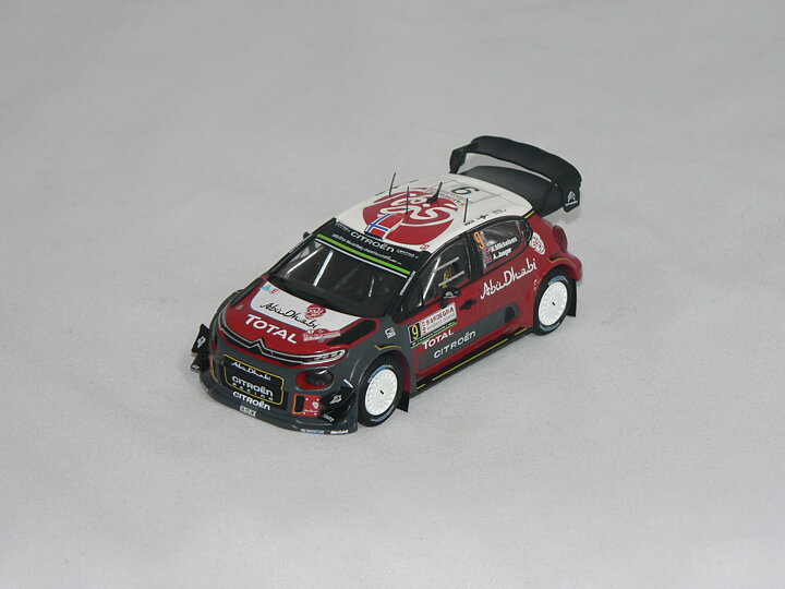 Citroen C3 WRC (Rally Sardegna 2017) A.Mikkelse-A.Synnevaag  IXO 1:43