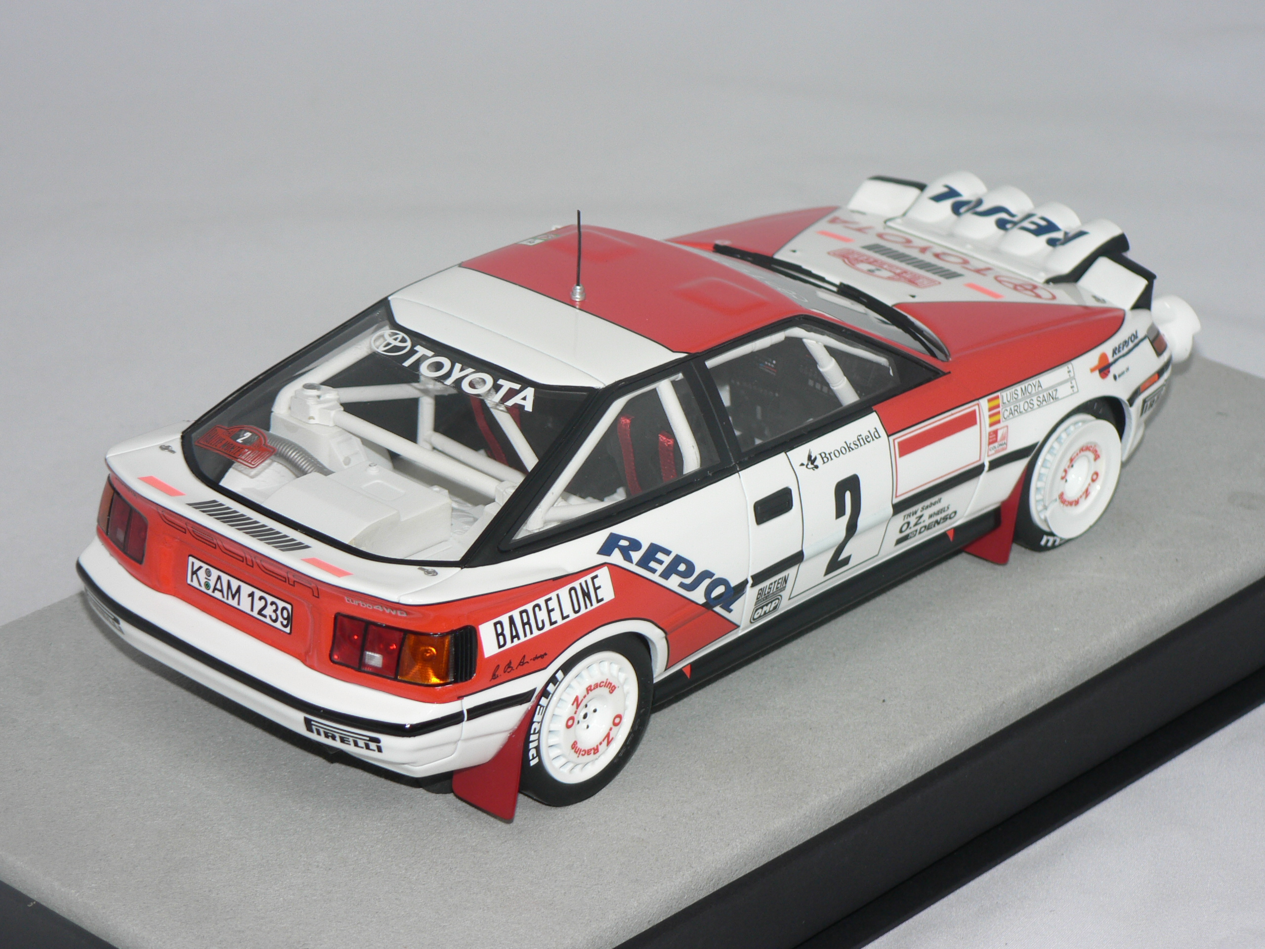 Toyota ST165 (Winner Monte Carlo Rally 1991) C.Sainz-L.Moya (INGET ÖPPNINGSBART) Limited Edition 500pcs  1:18  Top Marques - 2