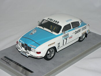 Saab 96 V4 (RAC Rally 1974) T.Raino-K.Lehto (INGET ÖPPNINGSBART) 1 of 75 pcs  1:18  Tecnomodel