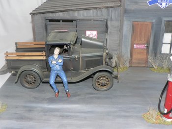 Figur (Mechanic  II )  Skala 1:18  Bil ingår ej  American Diorama