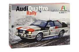 Audi Quattro 1981 H Mikkola/A Hertz Montecarlo  plastbyggsats  1:24  Italeri