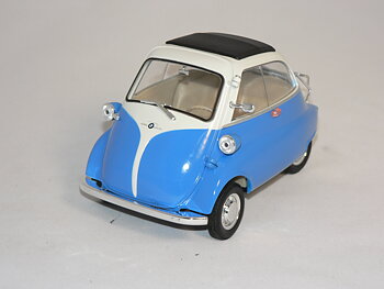 BMW Isetta   Blå/Vit  1:18  Welly