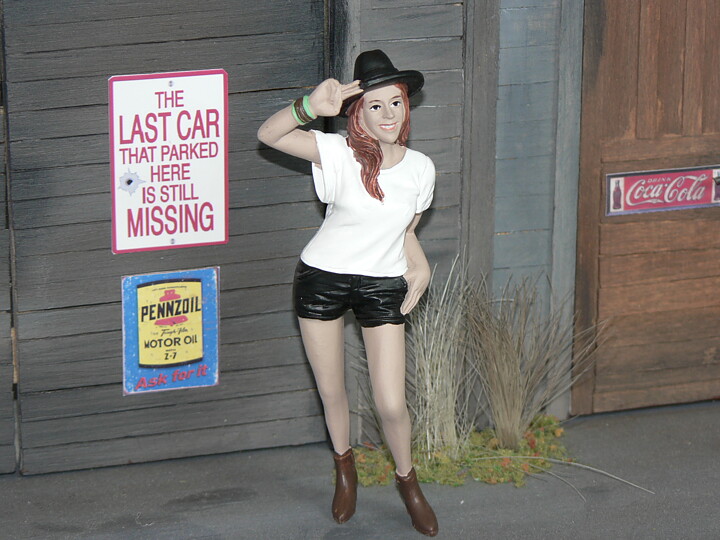 Figur I  Skala 1:18  American Diorama