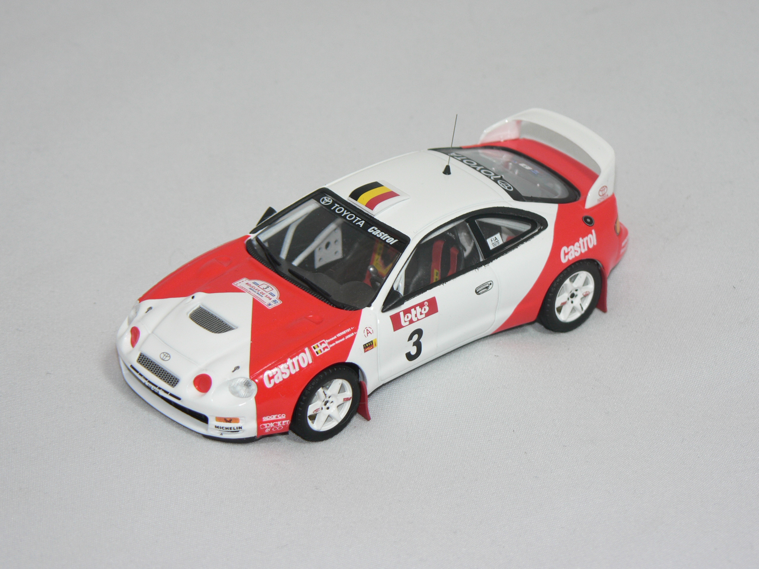 Toyota Celica ST205 (3rd Boucles de SPA Rally 1996) R.Verreydt-J-M.Jamar (MARLBORO DEKALER MEDFÖLJER)  1:43 Trofeu