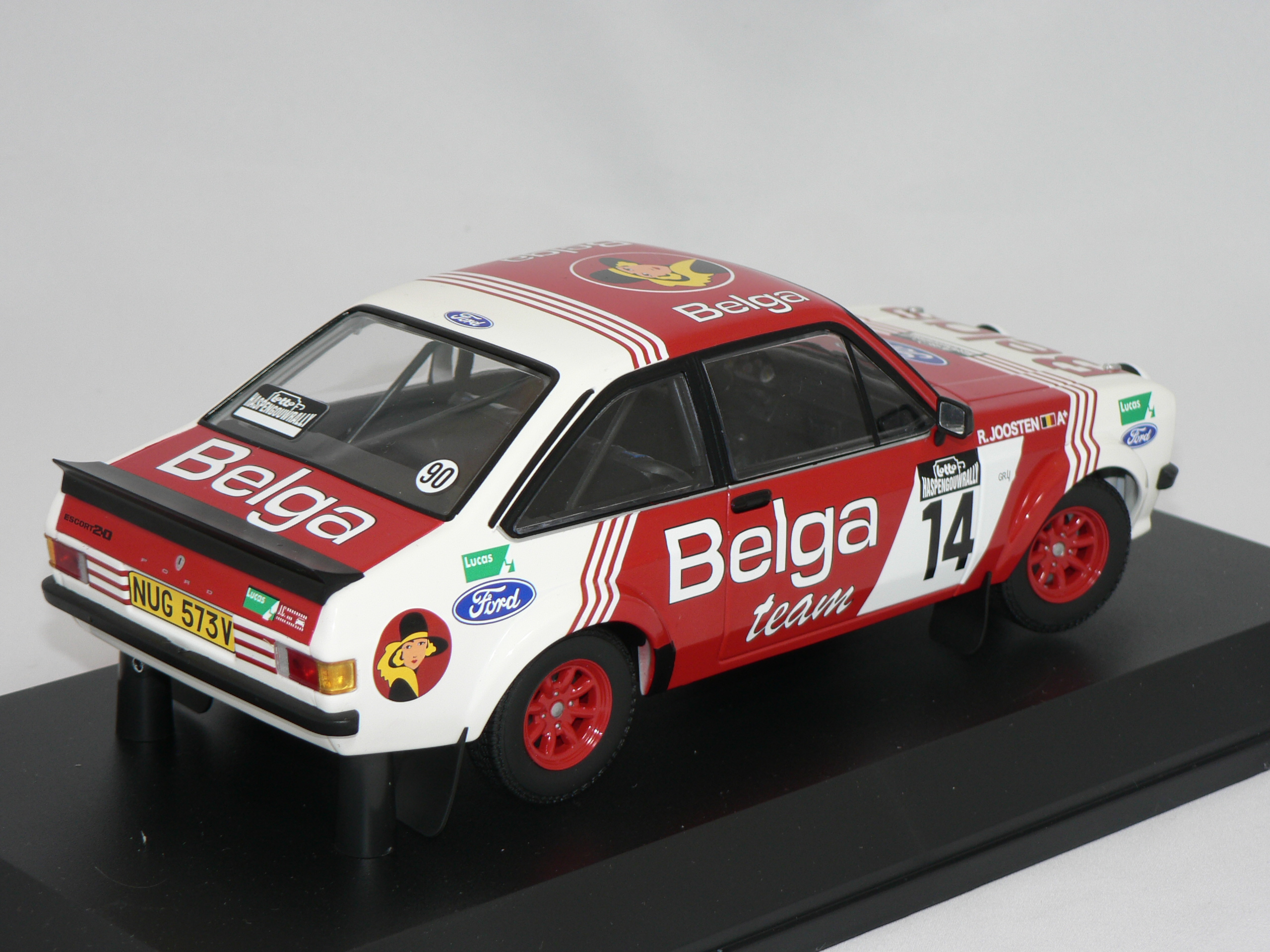 Ford Escort RS 1800 (3rd PLACE LOTTO HASPENGOUW RALLY 1983) R.Droogmans-R.Joosten  402 PCS   1:18  Minichamps - 2