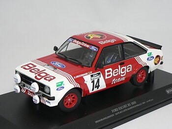 Ford Escort RS 1800 (3rd PLACE LOTTO HASPENGOUW RALLY 1983) R.Droogmans-R.Joosten  402 PCS   1:18  Minichamps