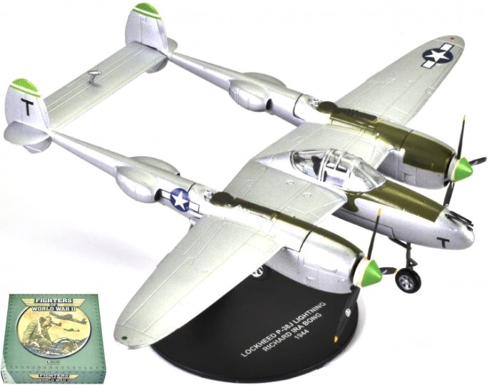 Lockheed P-38J  ( Richard Ira Bong 1944 )  1:72  Atlas