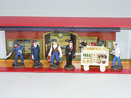 Figur (SET MED 6ST DELAR) "TÅG"  1:43  Atlas