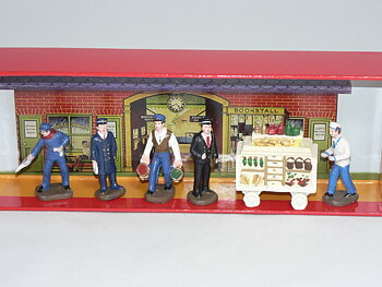 Figur (SET MED 6ST DELAR) "TÅG"  1:43  Atlas