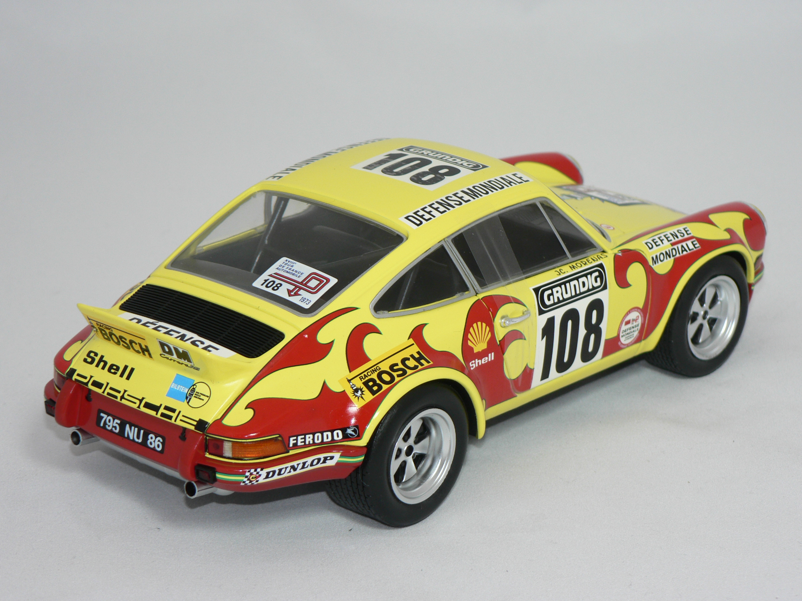 Porsche 911 RSR (Tour De France 1973) C.Ballot Lena-JC.Morenas  1:18 Solido - 2