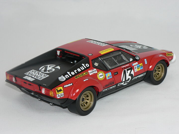 De Tomaso Pantera  Racing # 43  1975   1:18  Kyosho