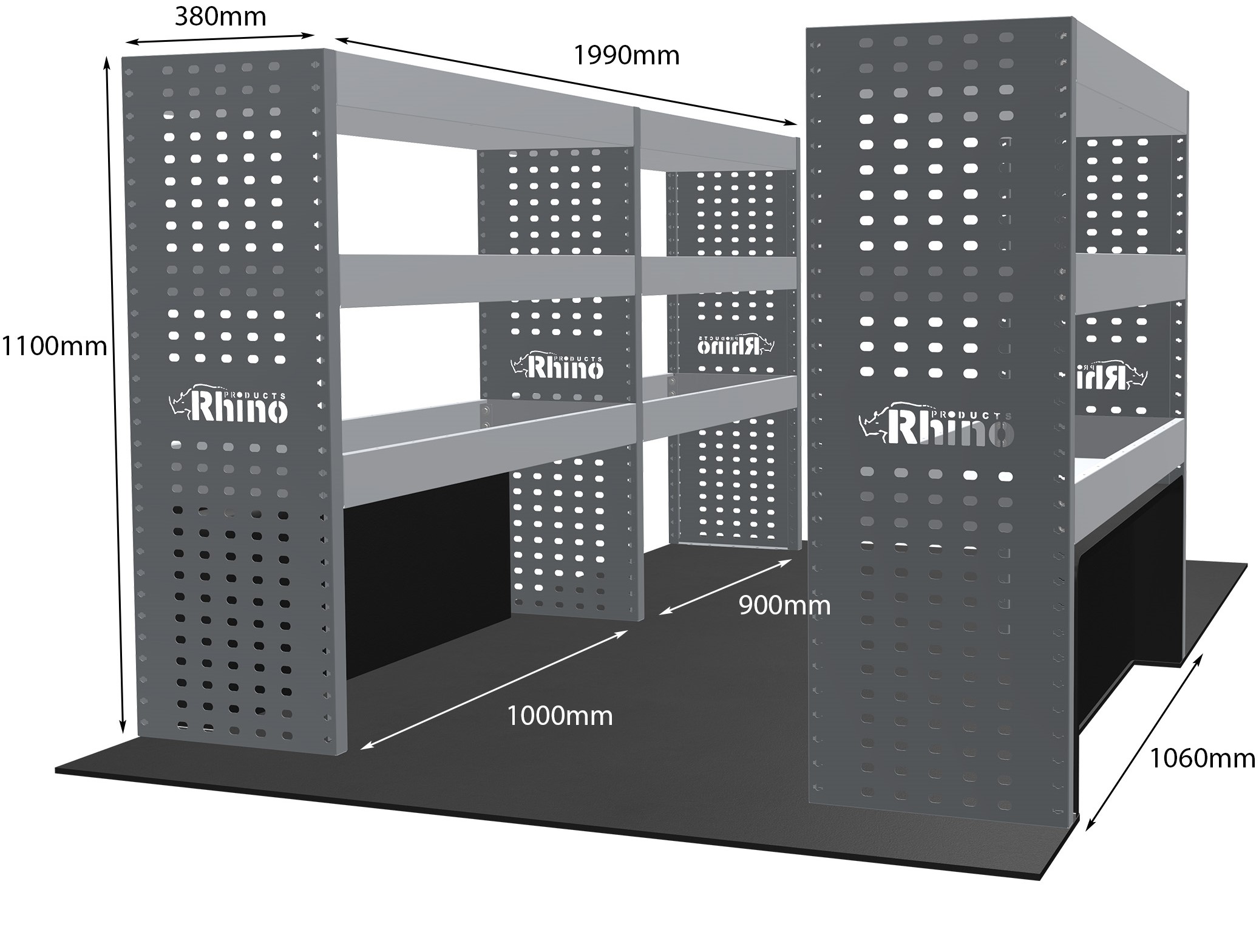 MR4 inrichtingssysteem legborden Ford Transit Custom 2013-2023 - 2