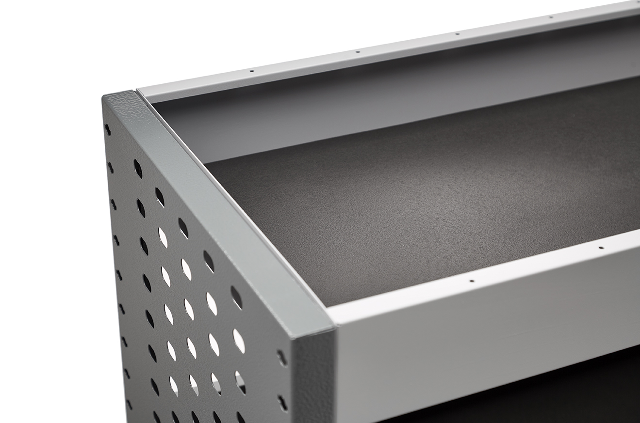 Gummimatte für MR4‑Regalböden - 380 mm Tiefe